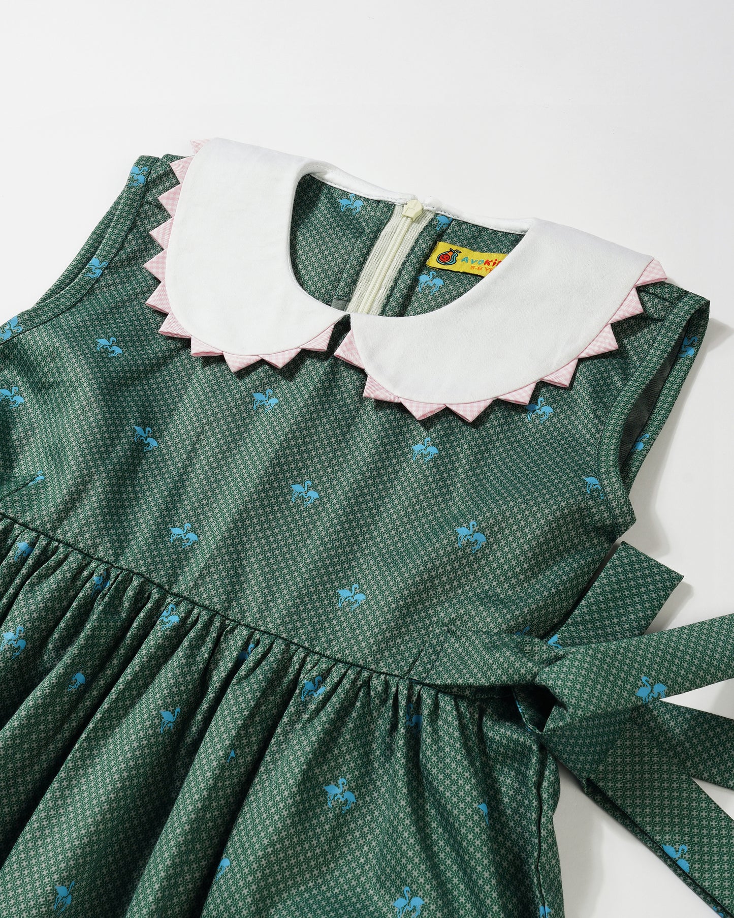 Girls Pretty collar stylish dress