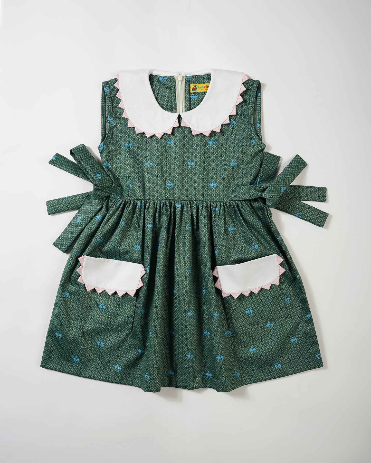 Girls Pretty collar stylish dress