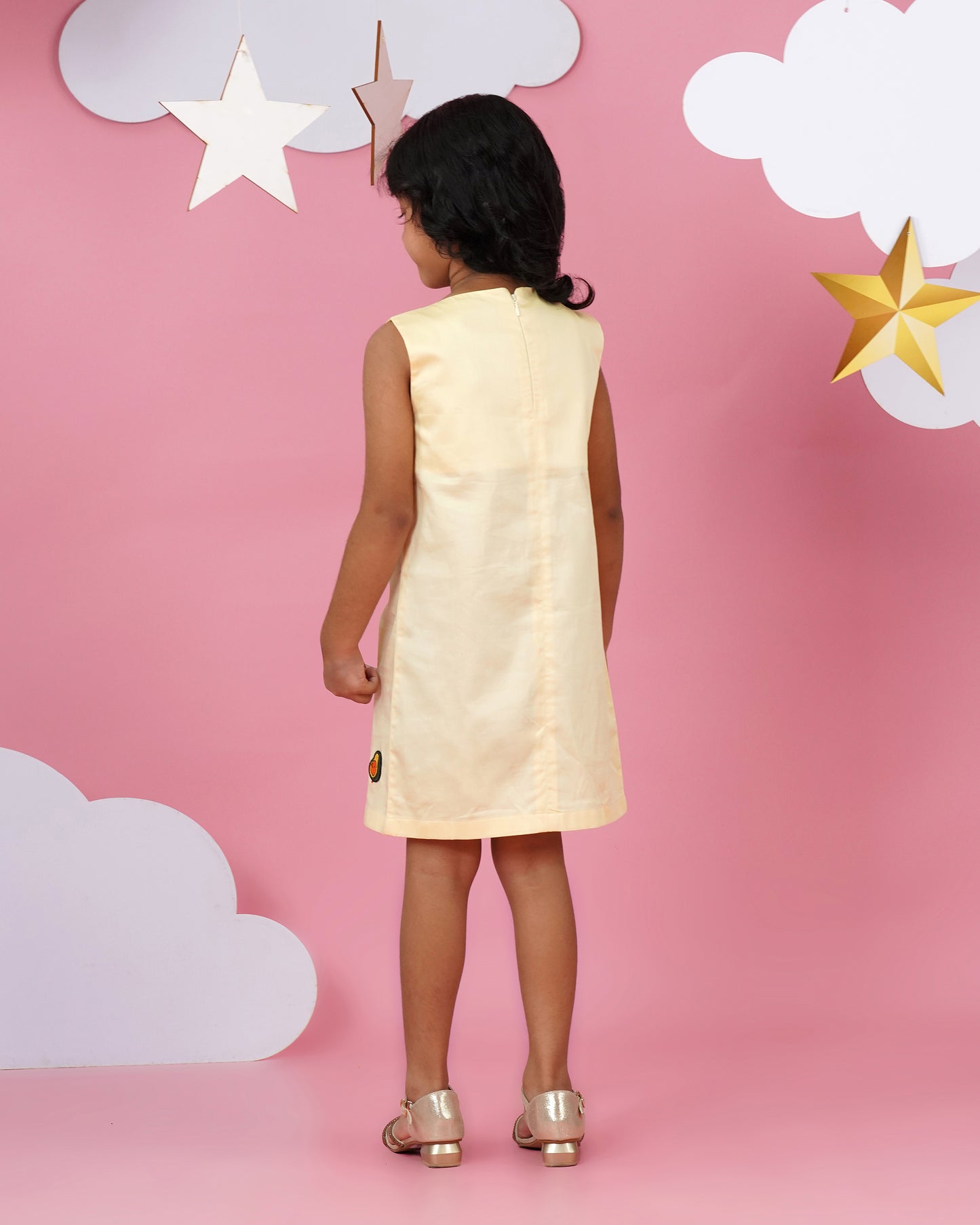 Girls Front Tiny Bows Dress
