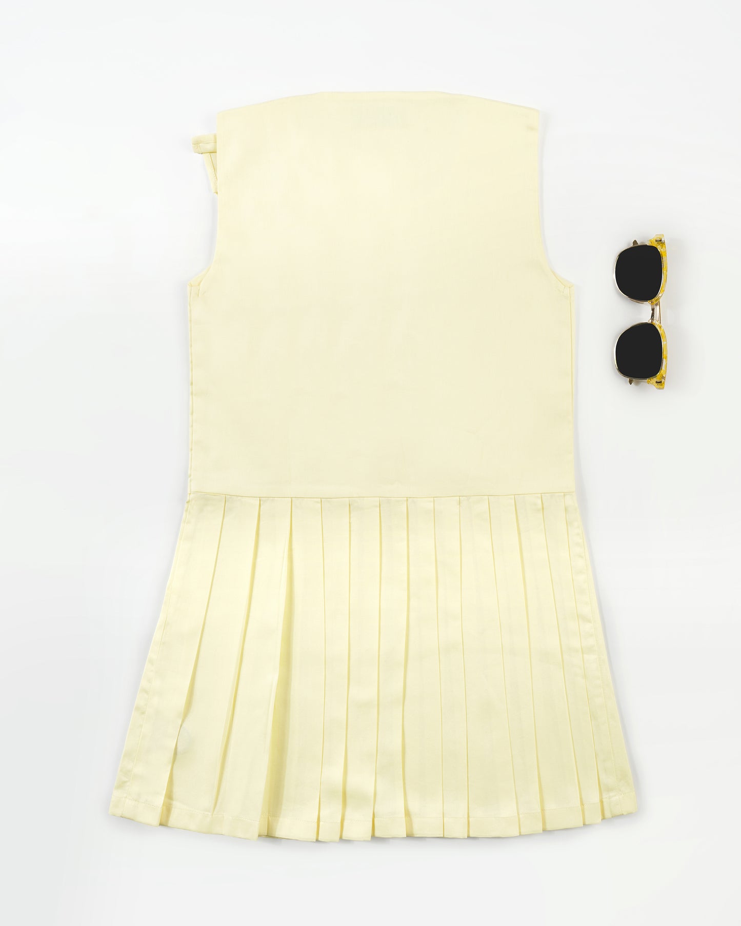 Girls Pleated Pearl Dress