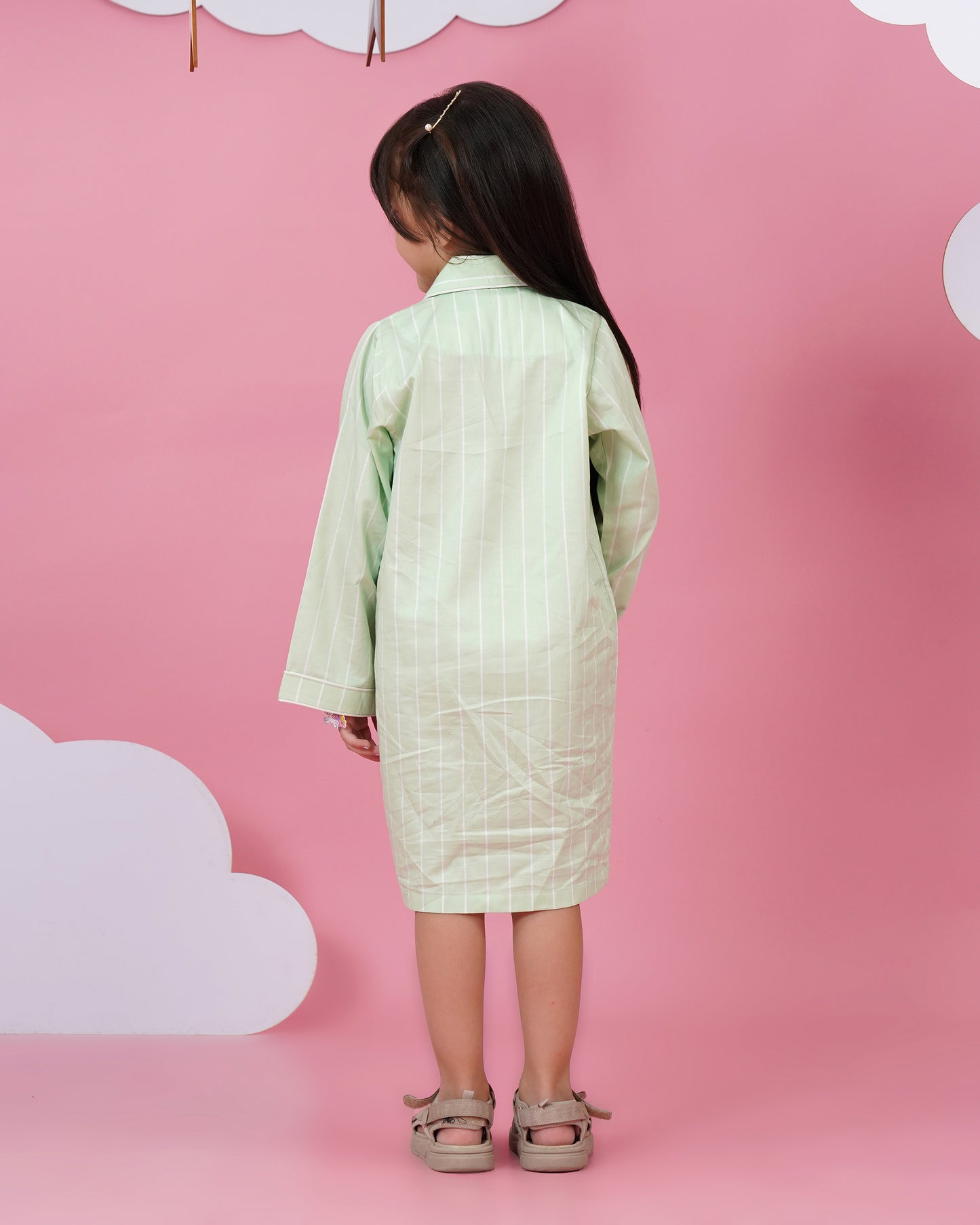 Girls Little Avocado Shirt dress