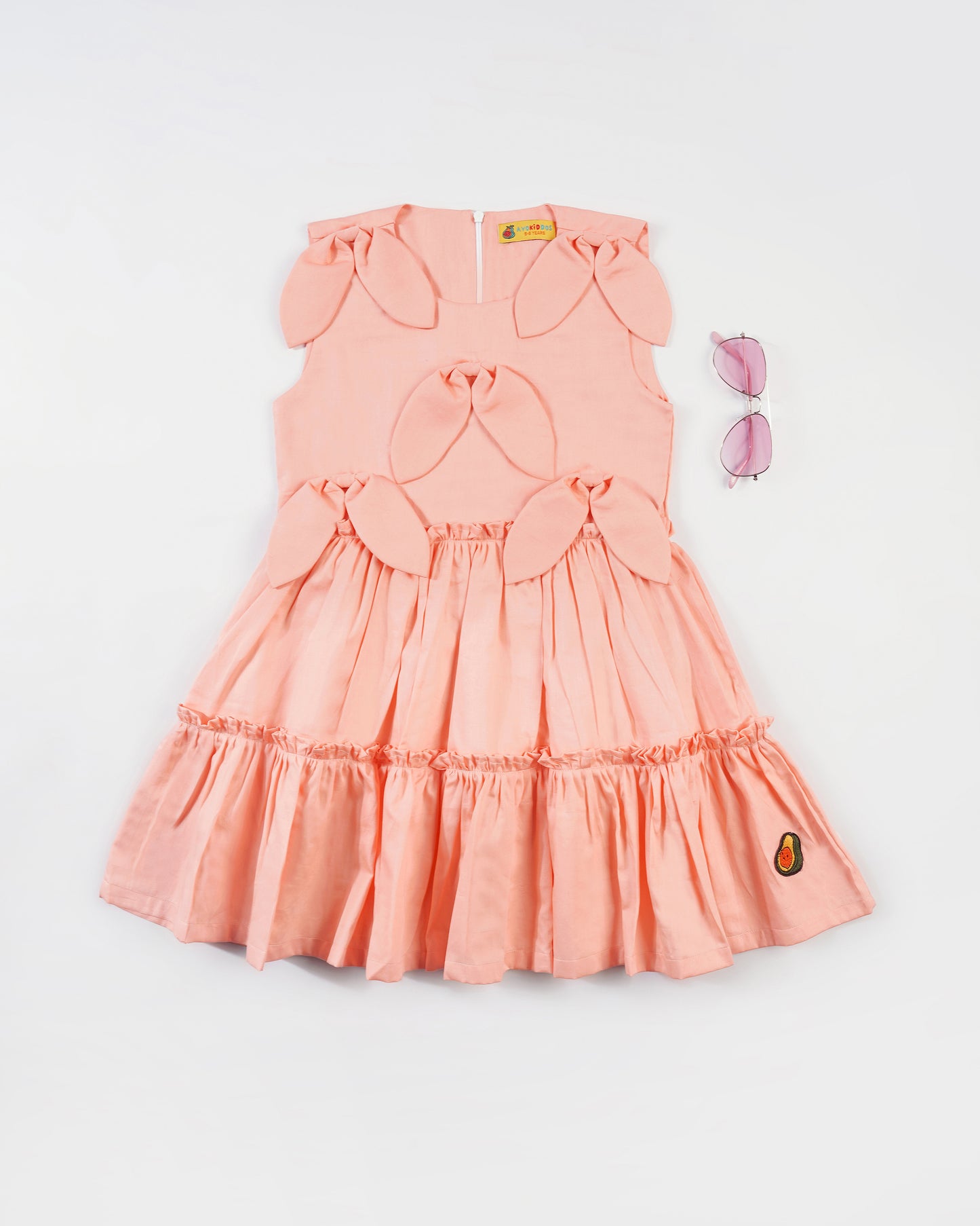 Girls on a Land of Petals Dress