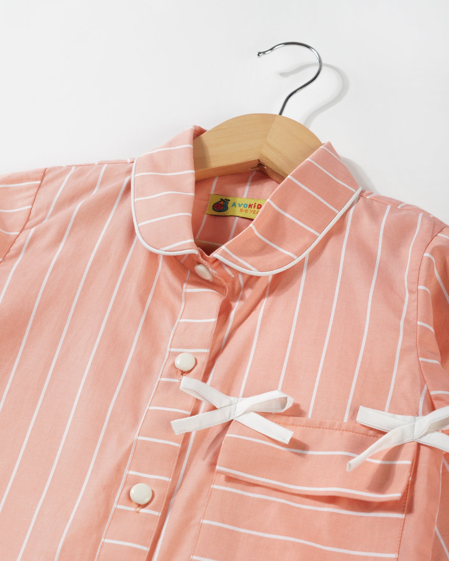Girls Little Mandarin Shirt dress