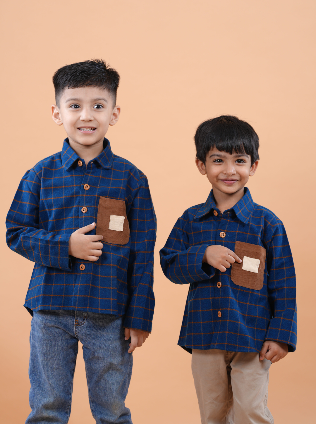 Boys Patch pocket winter overshirt