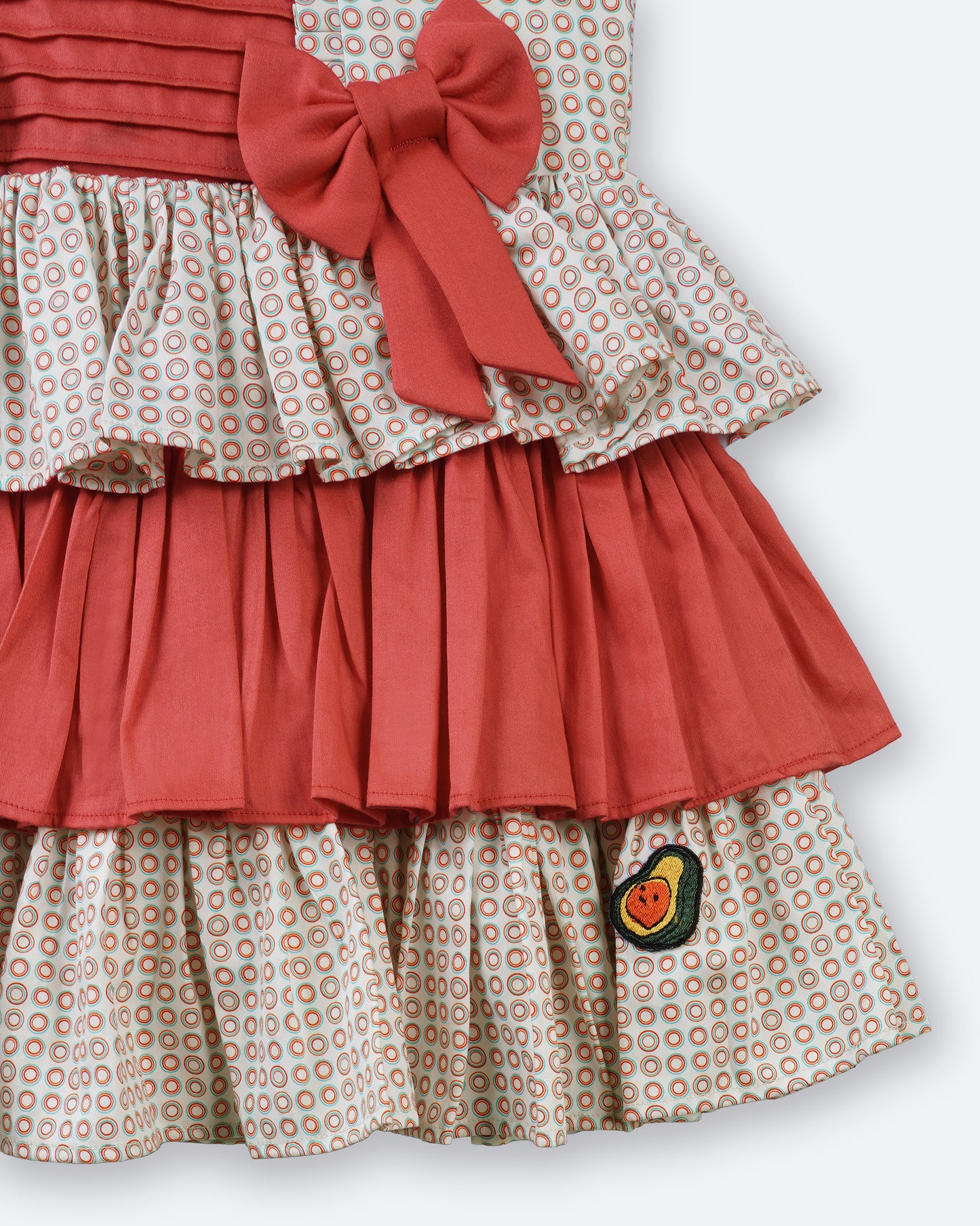 Girls Merry Trail Tulle Bow Dress