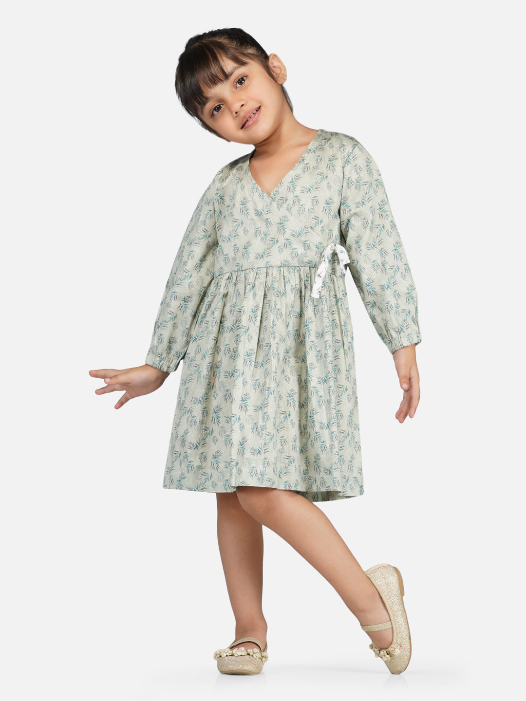 Girls cute kimono relaxed dress