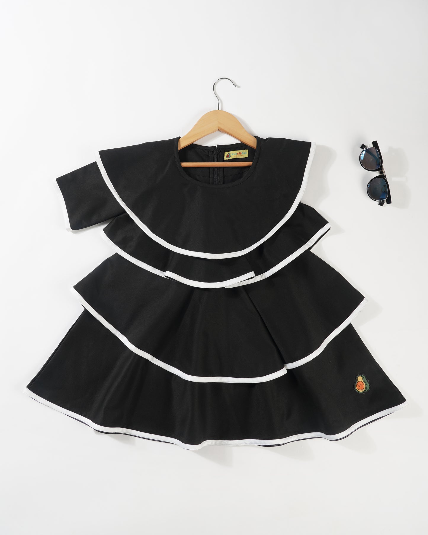 Girls Little Matilda One shoulder dress