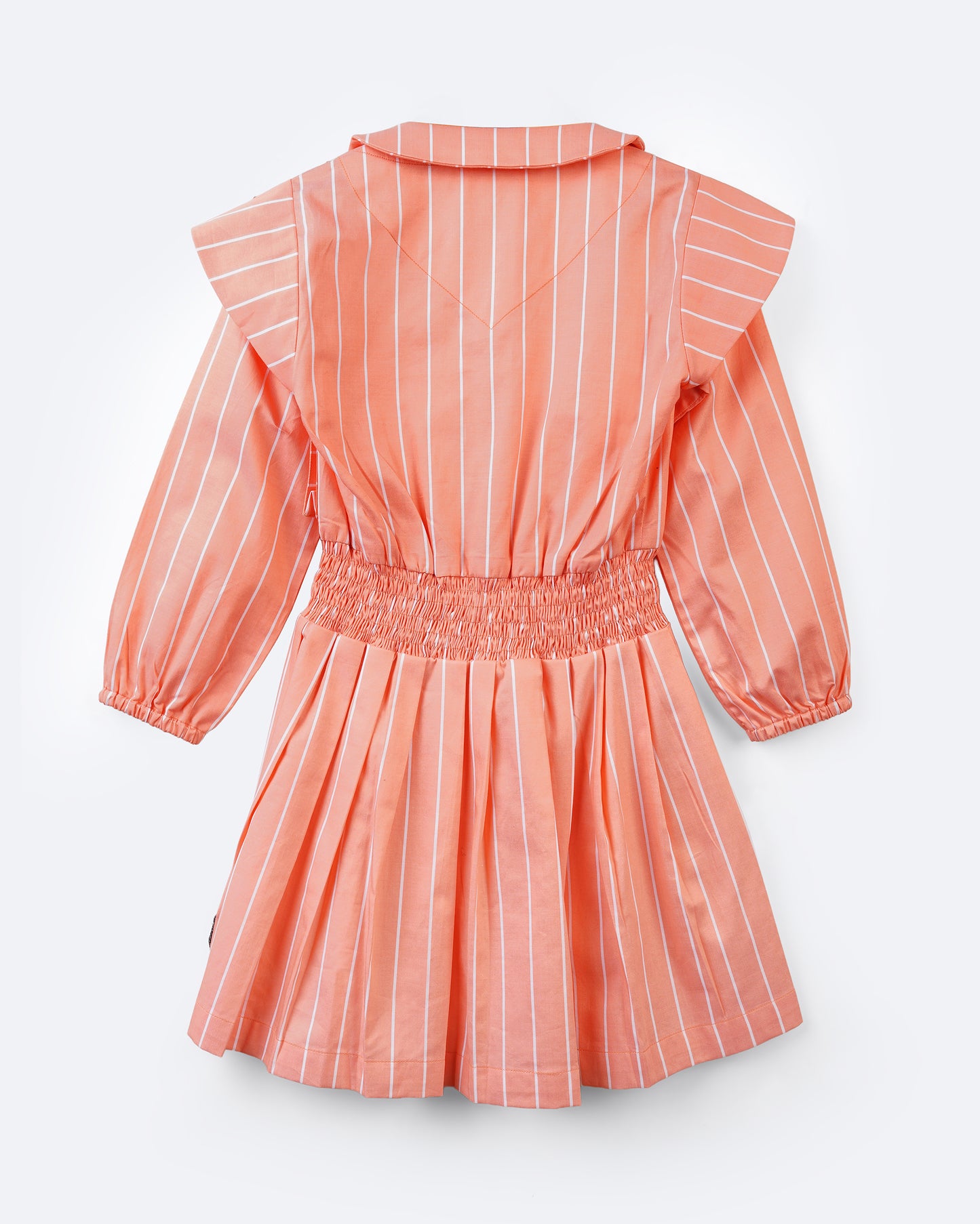 Girls Carrot Twist Layered Shirt Dress