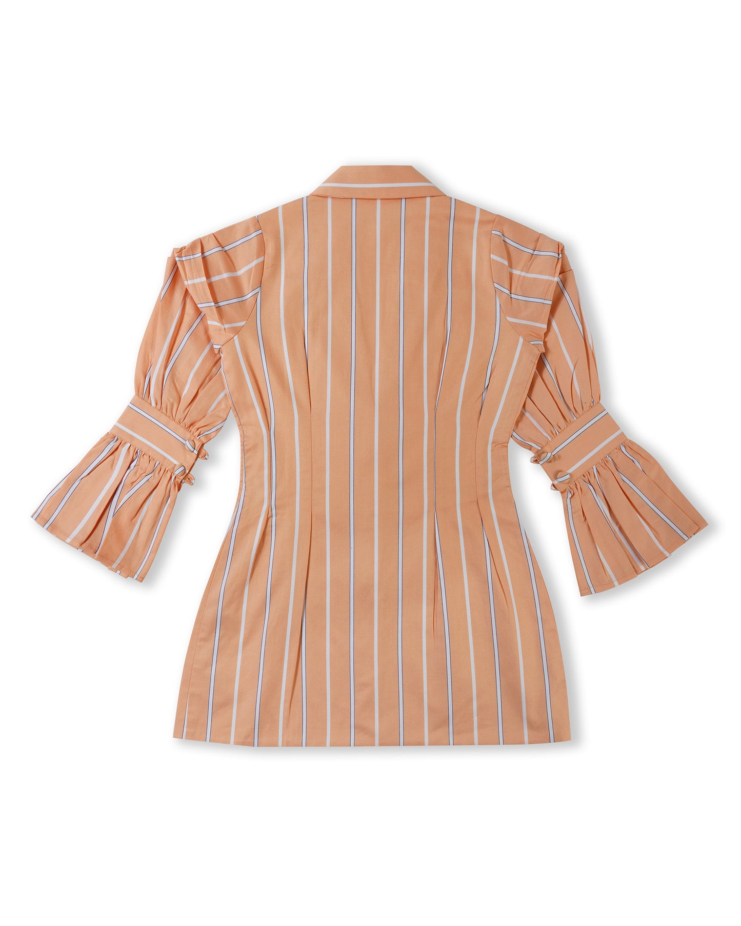 Girls Peach Princess Blazer Dress