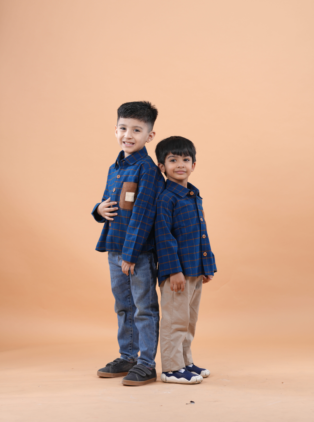 Boys Patch pocket winter overshirt