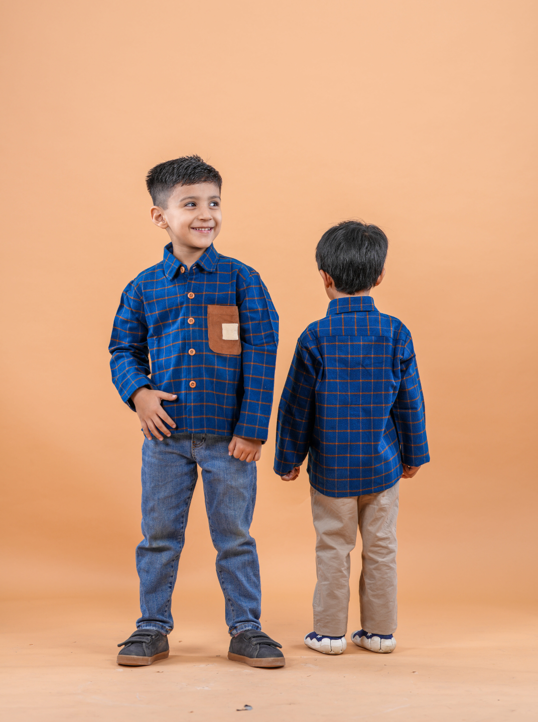 Boys Patch pocket winter overshirt