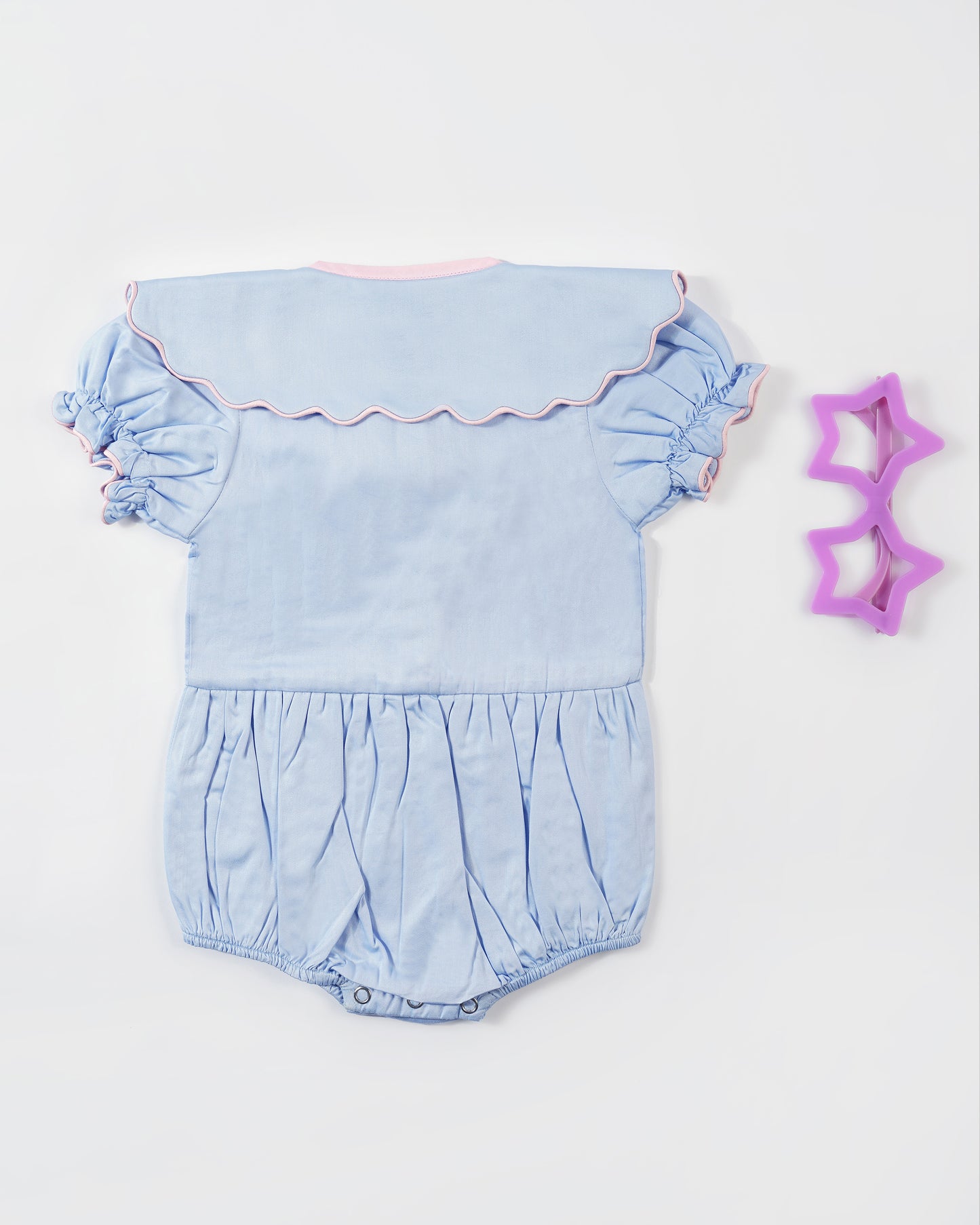Baby Girl Front Bow Romper