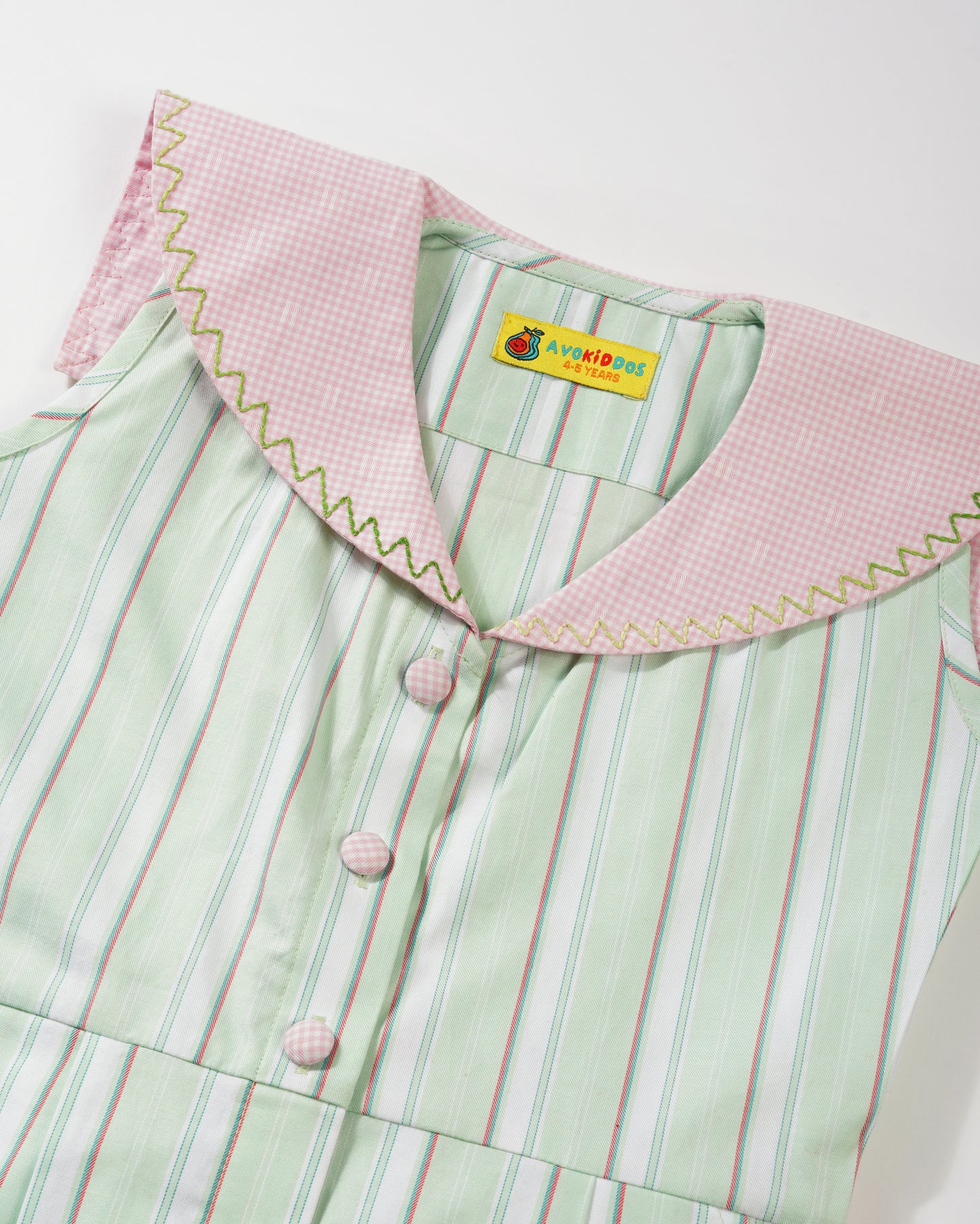 Girls Candy crush tie belt playsuit