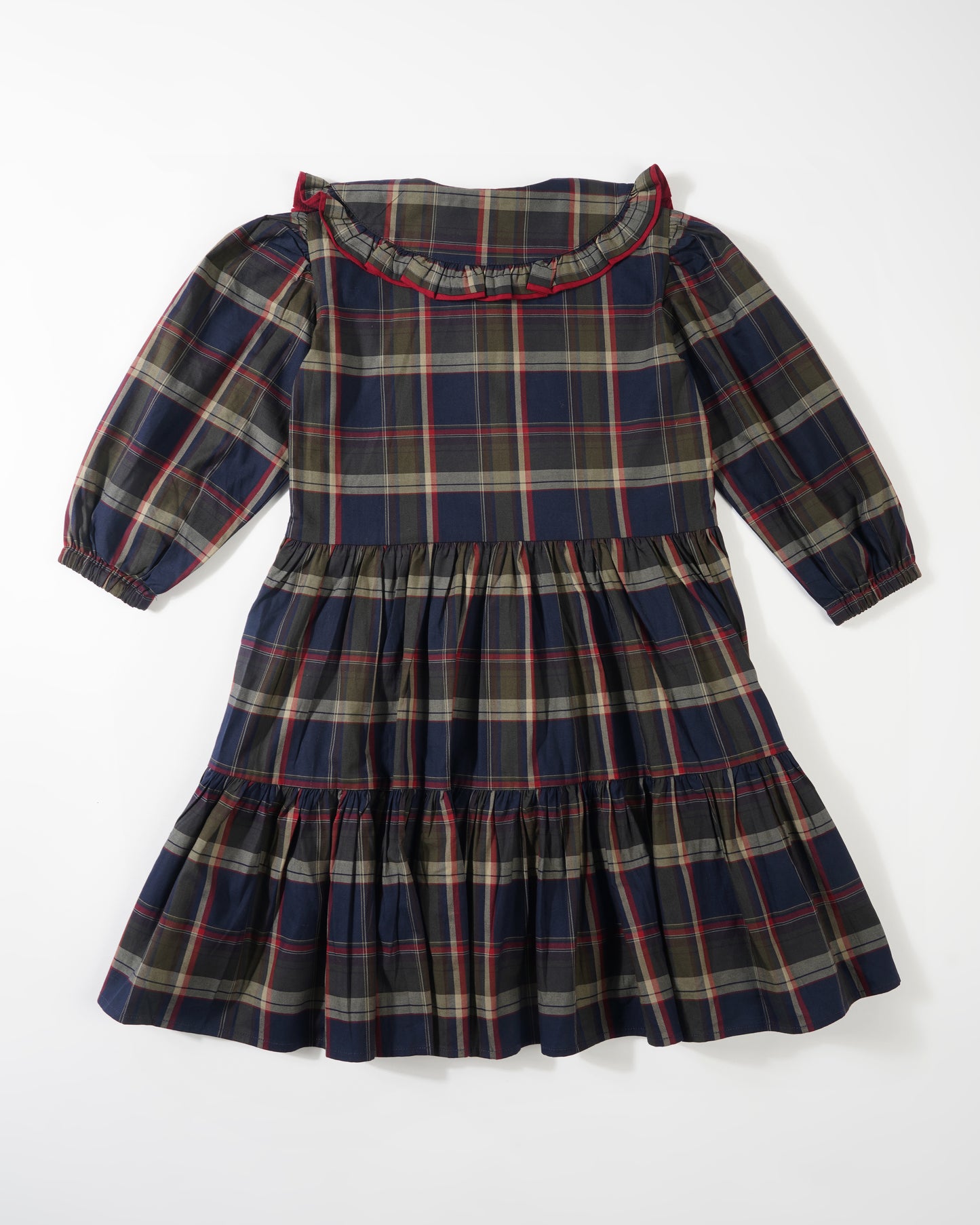 Girls Stylish Plaid Dress