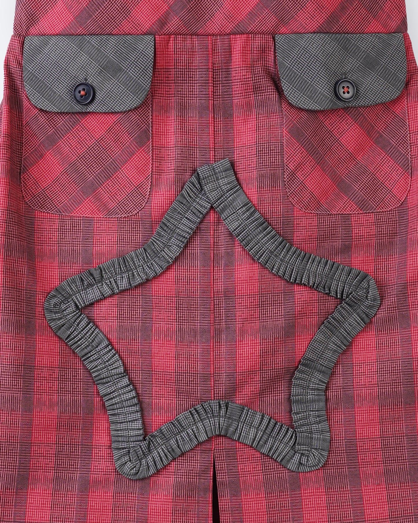 Girls Starburst Checks Skirt