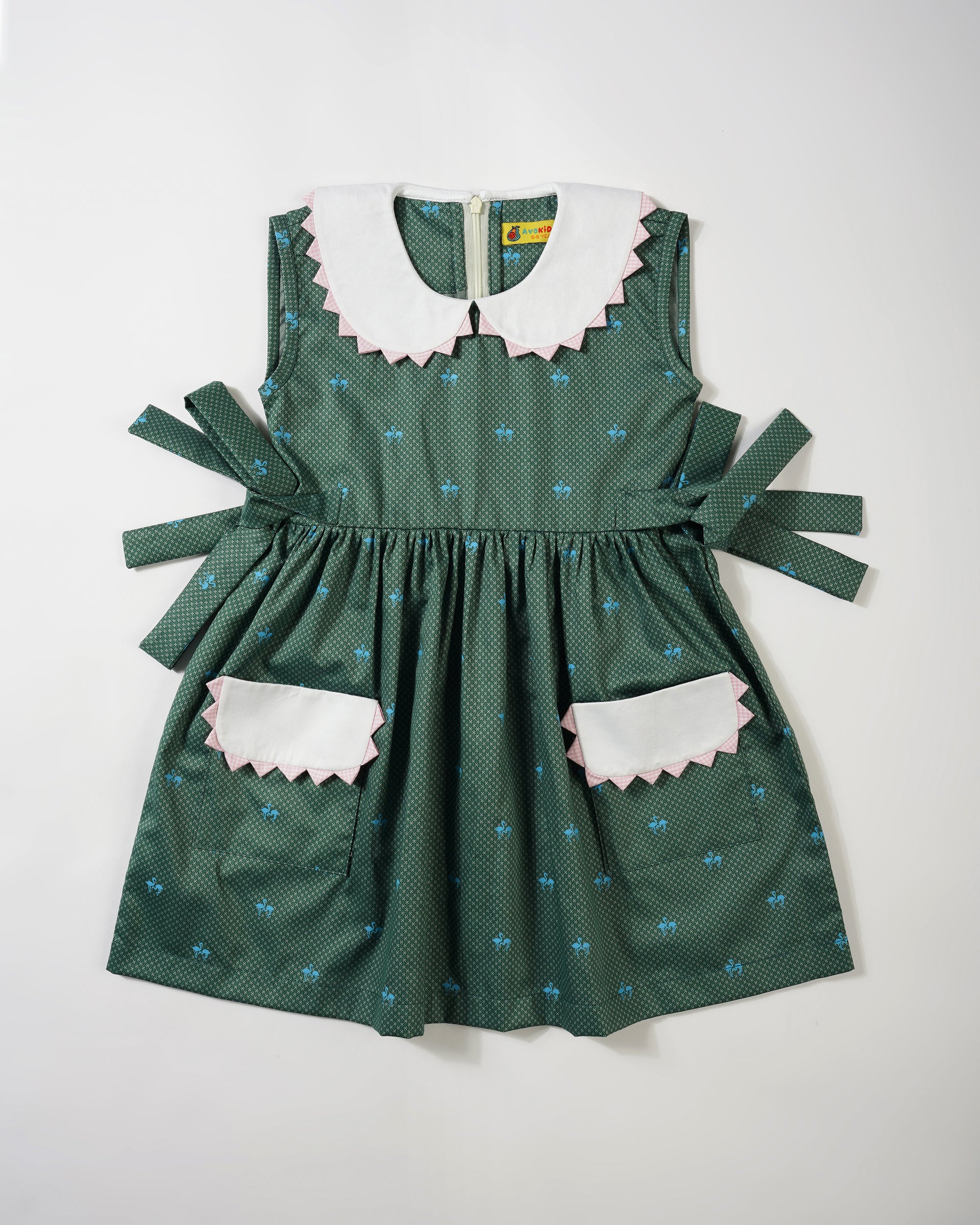 Girls Pretty collar stylish dress