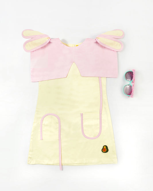 Girls Little Labubu Shoulder Dress