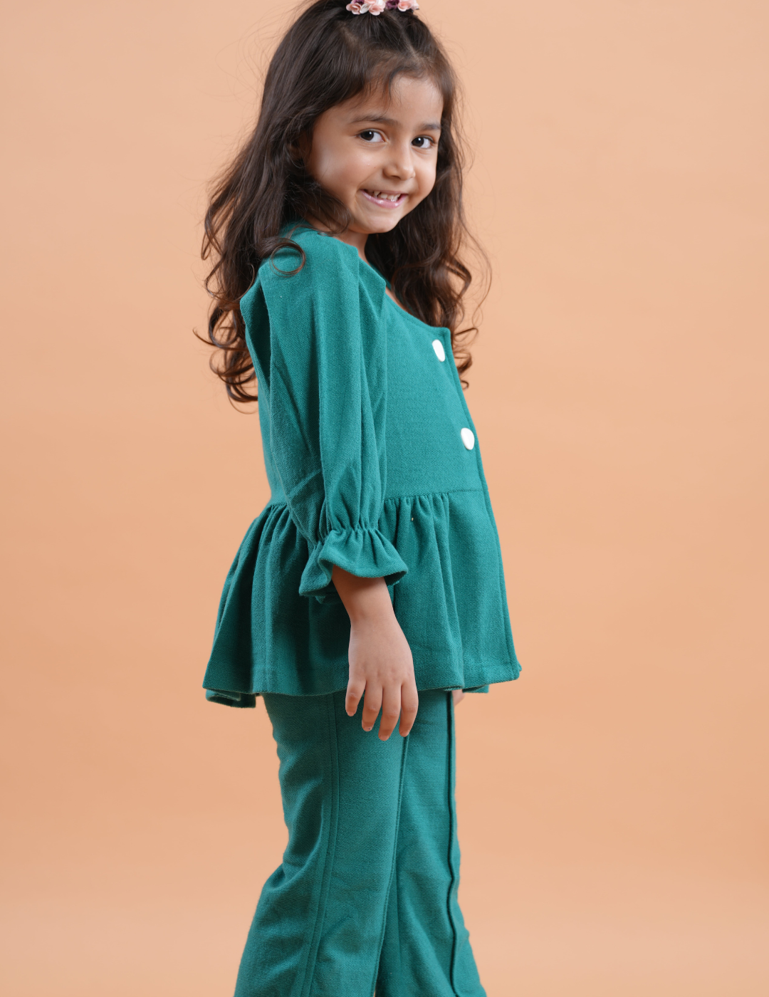 Girls Peplum Co-ord Set