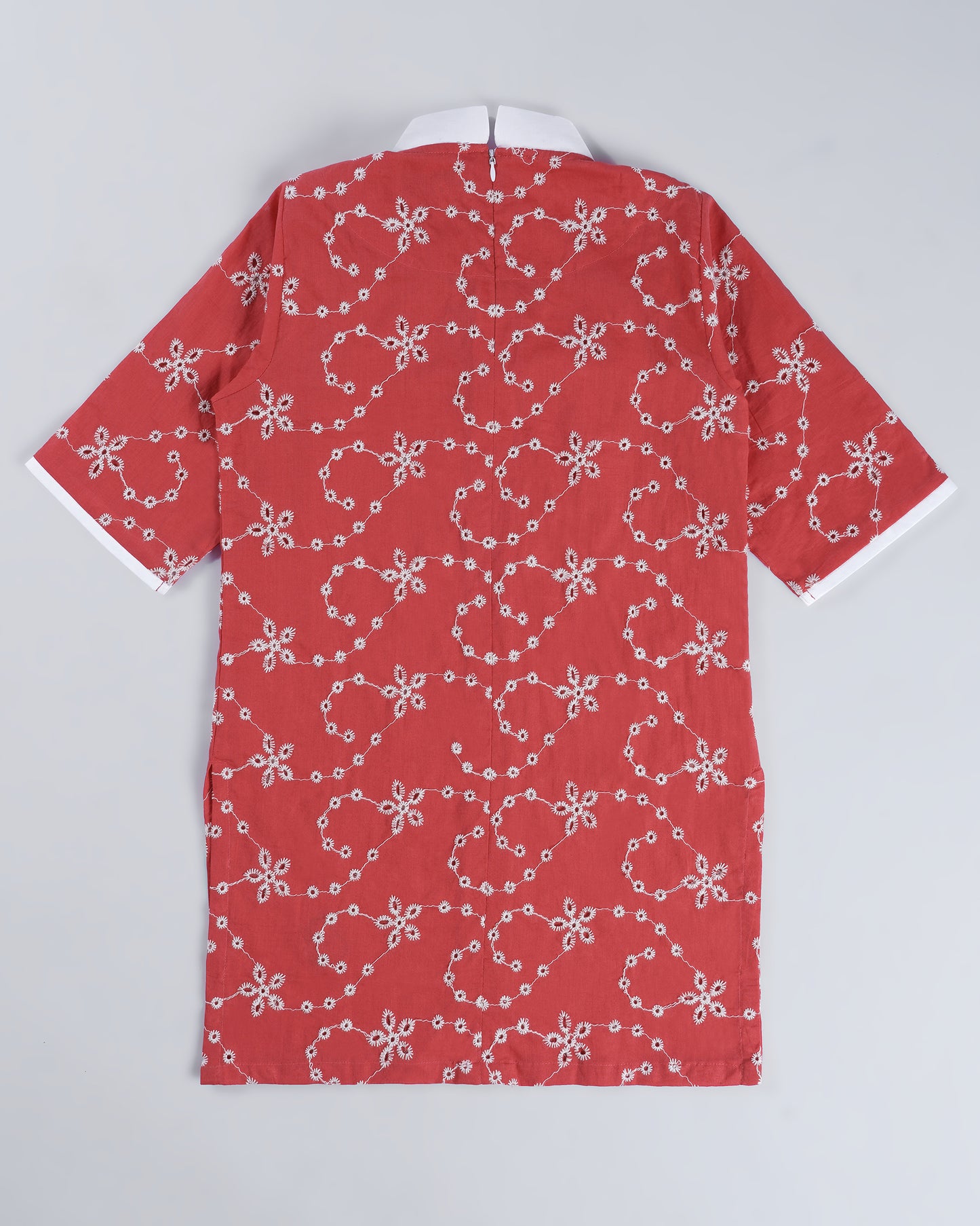 Bows & Cuddles Crimson Kurta Set