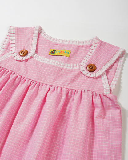 Girls pretty in pink perfect summer dress