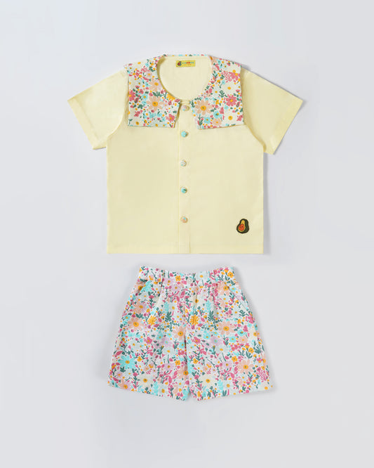 Garden Picnic Shorts Set