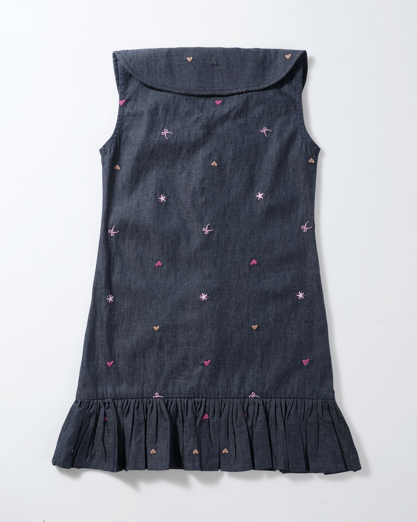 Bows & Hugs Denim Dress