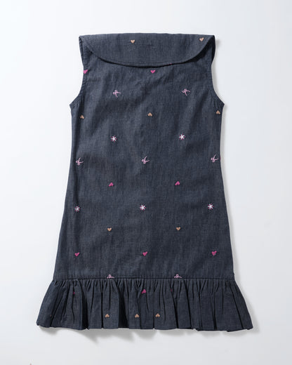 Bows & Hugs Denim Dress