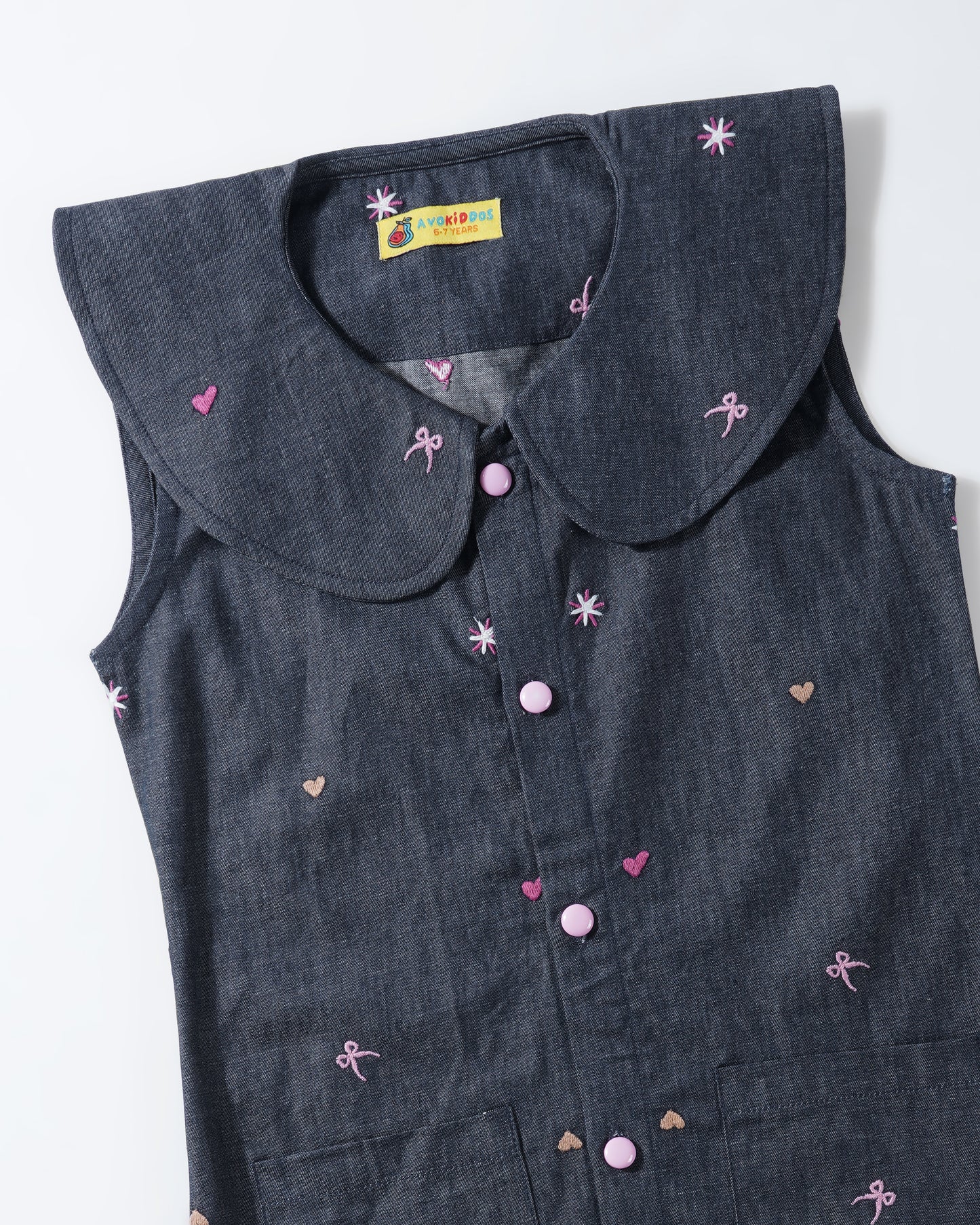 Bows & Hugs Denim Dress