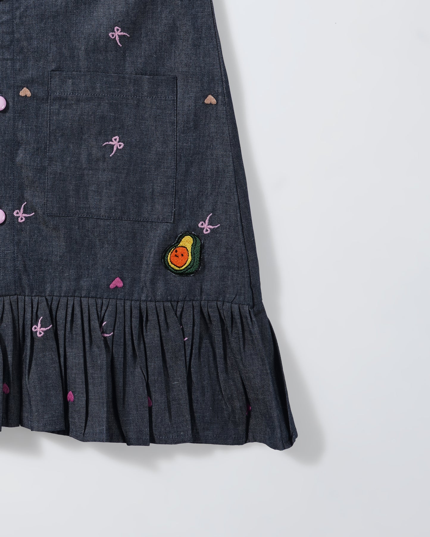Bows & Hugs Denim Dress