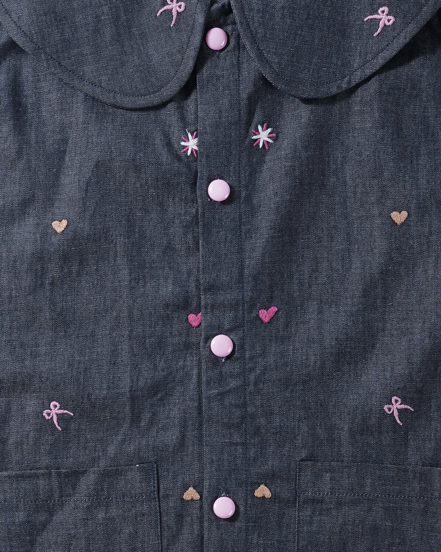 Bows & Hugs Denim Dress