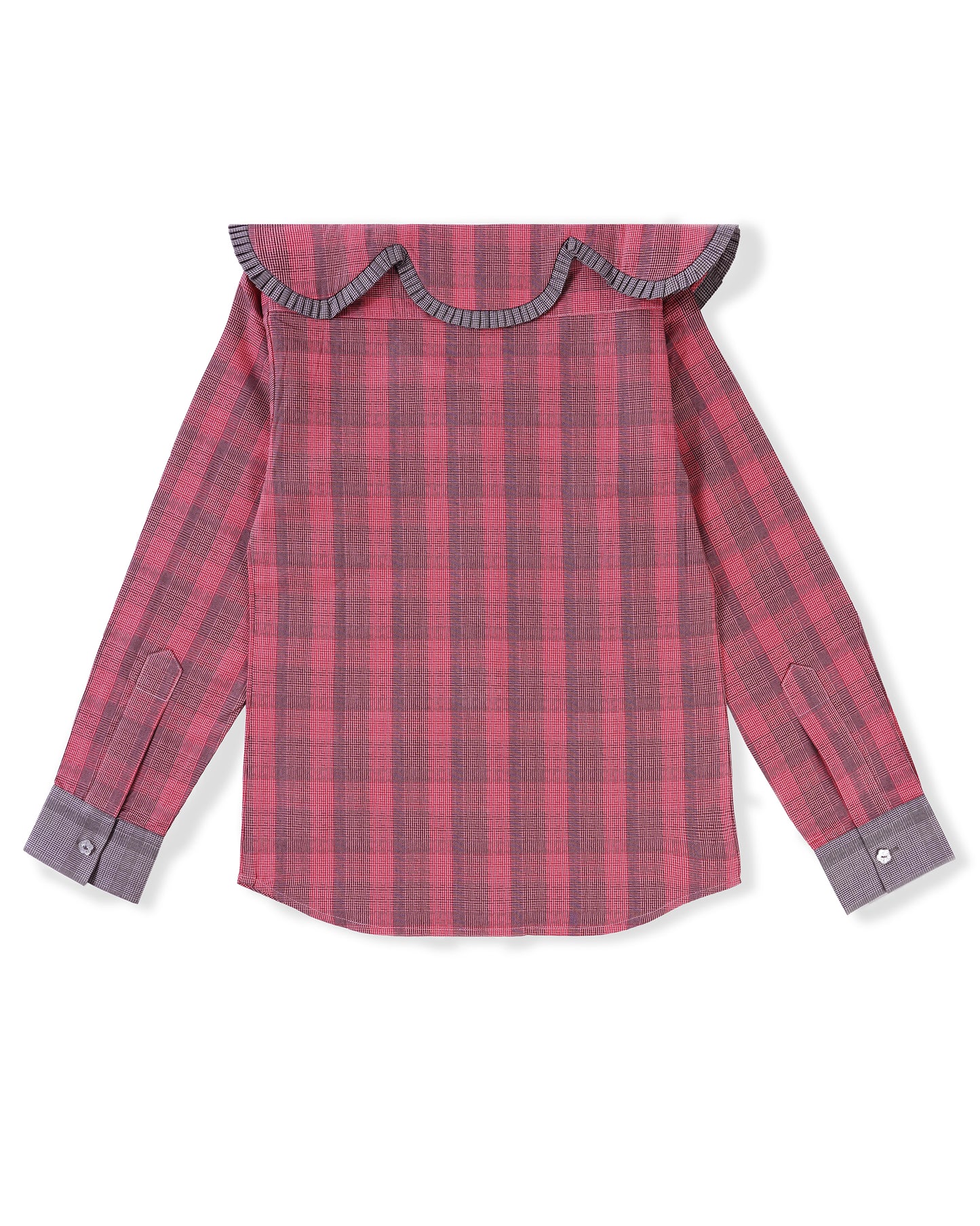 Girls Starburst Checks Shirt