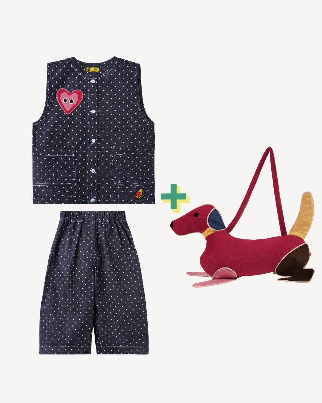 Girls Denim x Pawlidays Combo