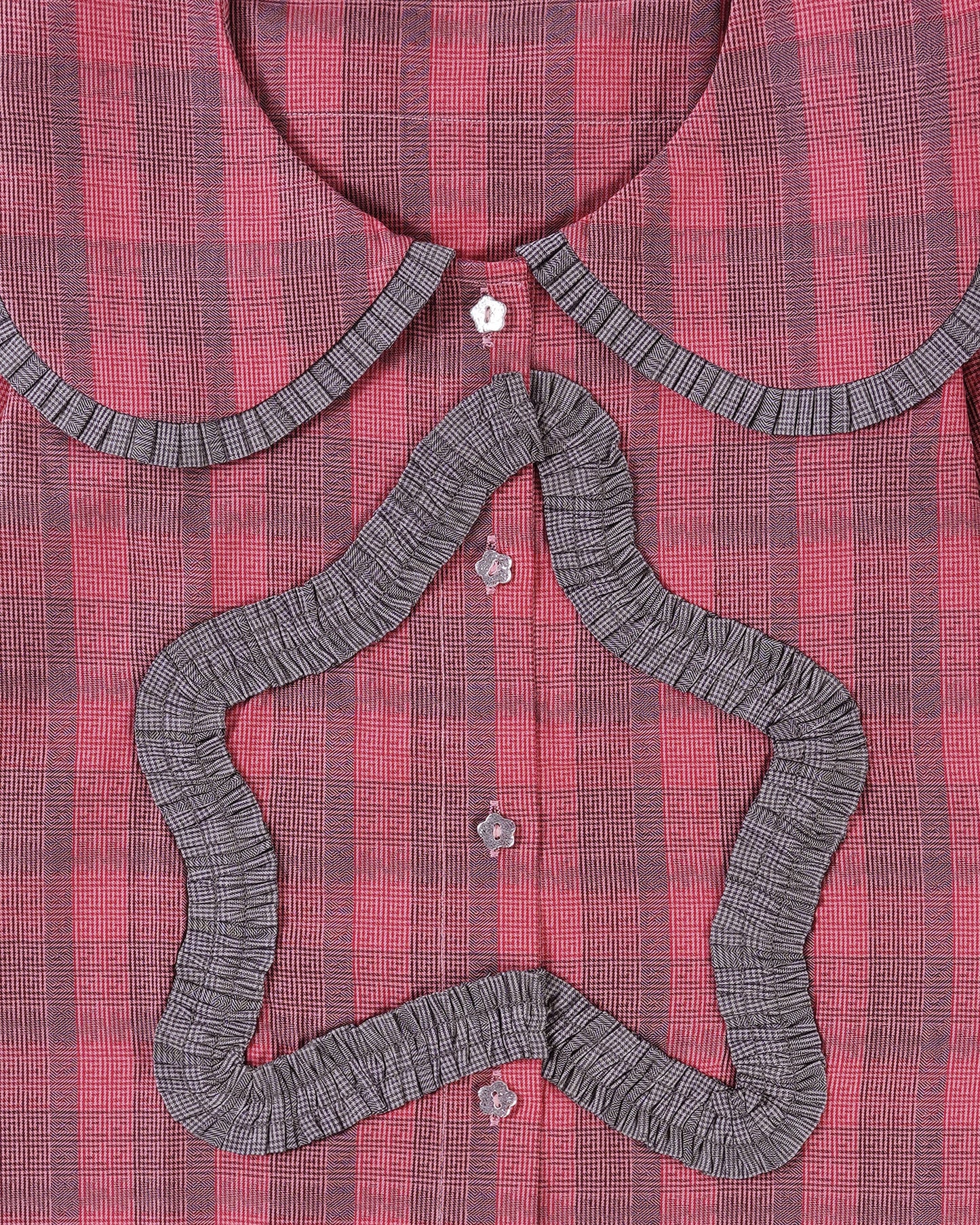 Girls Starburst Checks Shirt