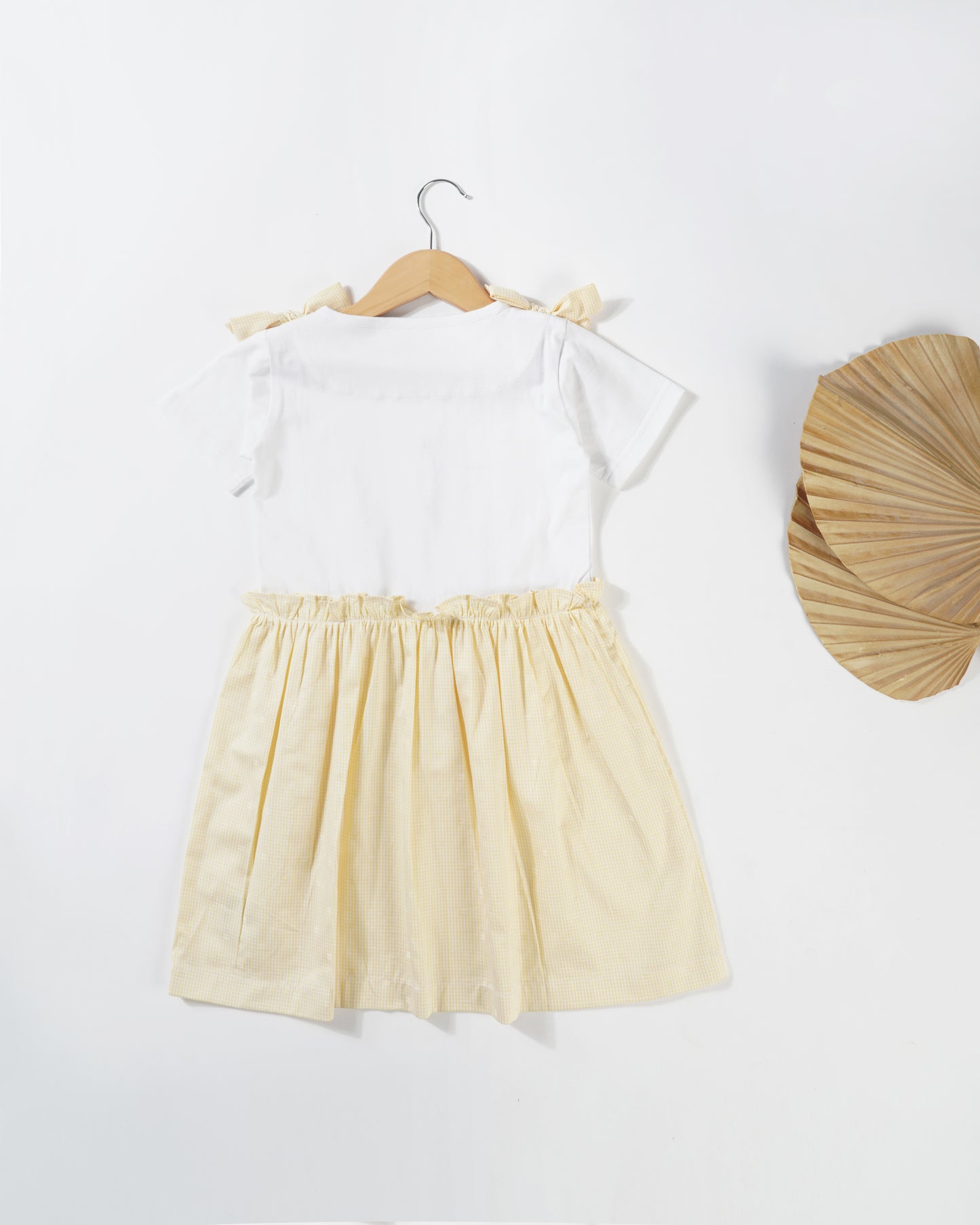 Girls Pinafore sunflower dress