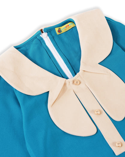 Girls Snowy Twinkle Skater Dress