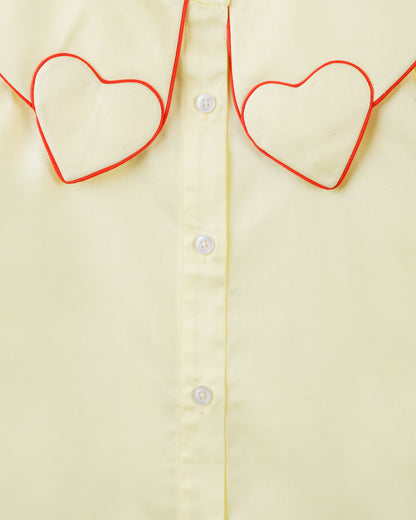 Girls Heart Struck Shirt Dress