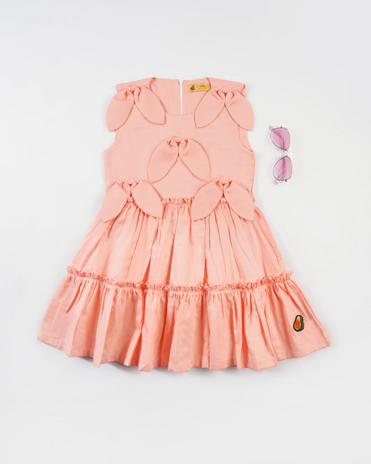 Girls on a Land of Petals Dress