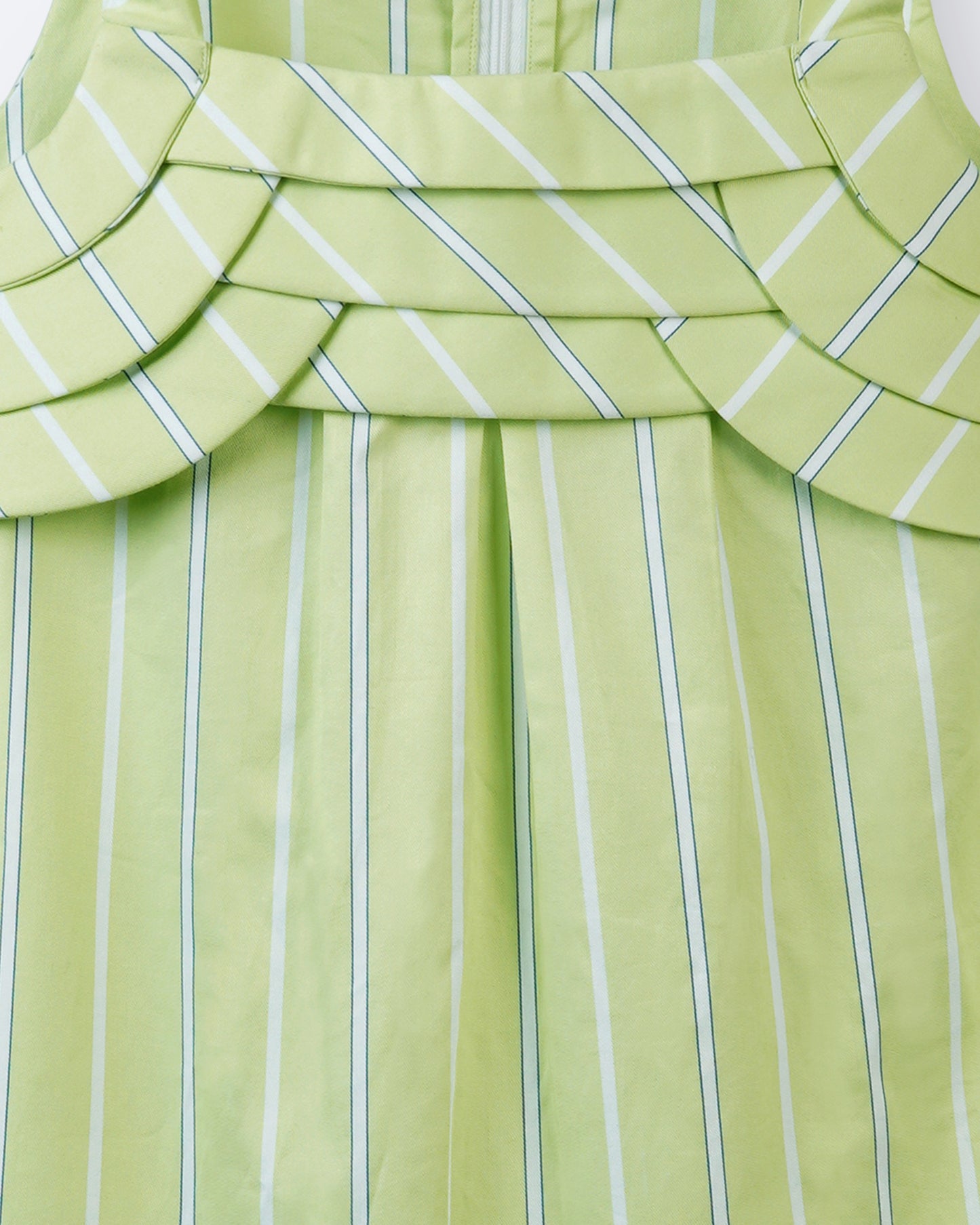 Girls Holiday Tree Shoulder Ties Dress