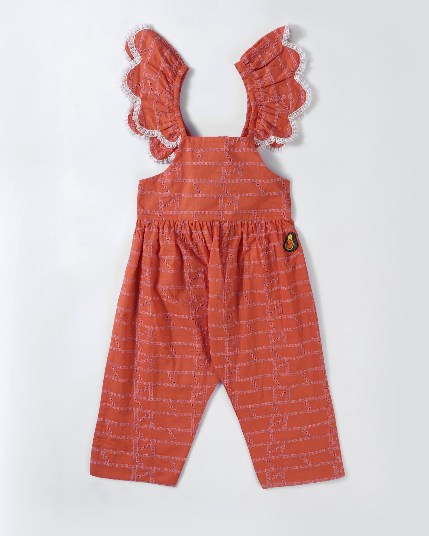 Sunset Charm Coral Jumpsuit