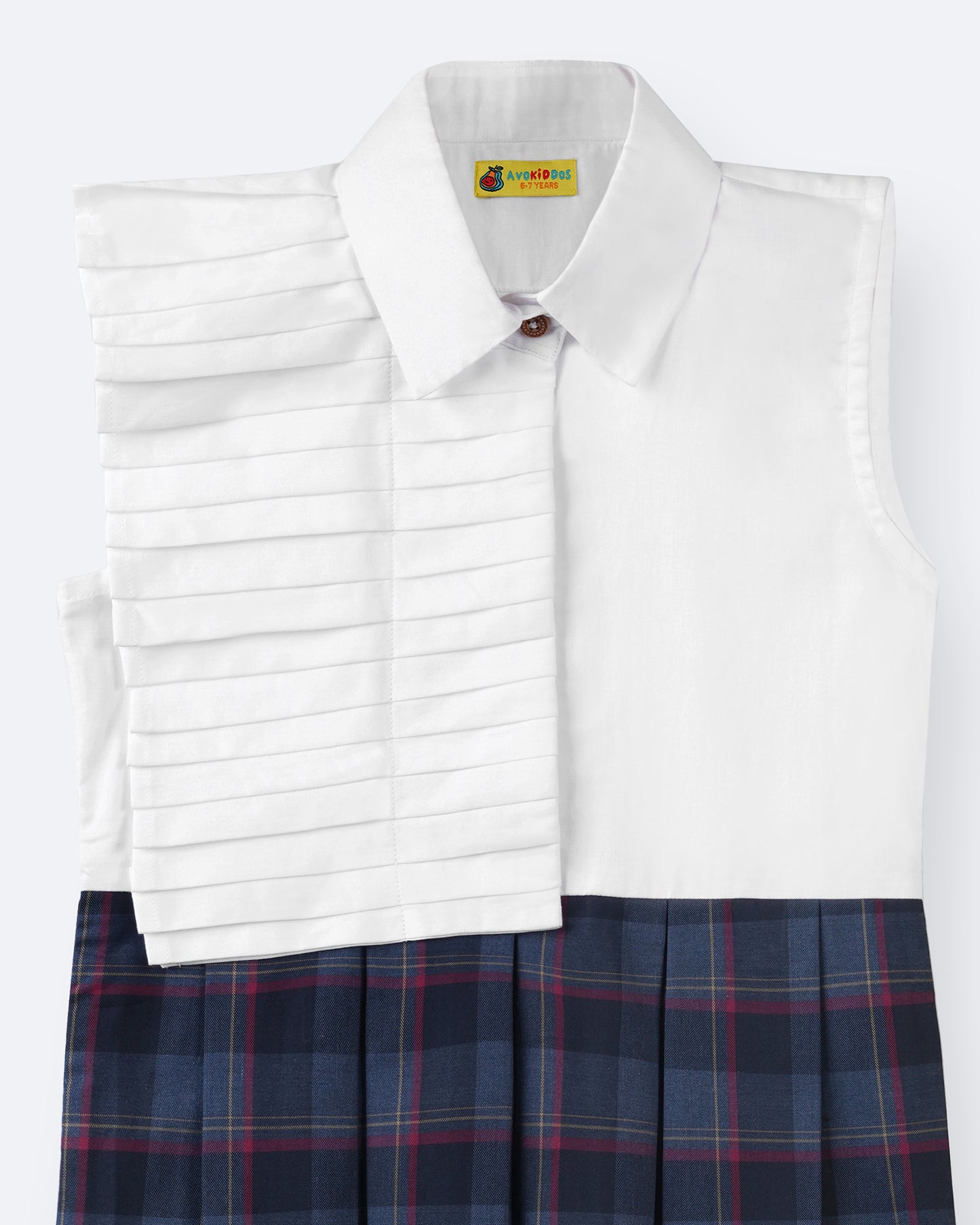 Girls Ruffle Scottish Dress