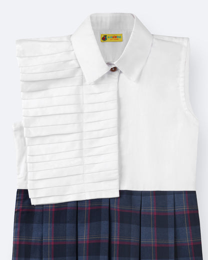 Girls Ruffle Scottish Dress