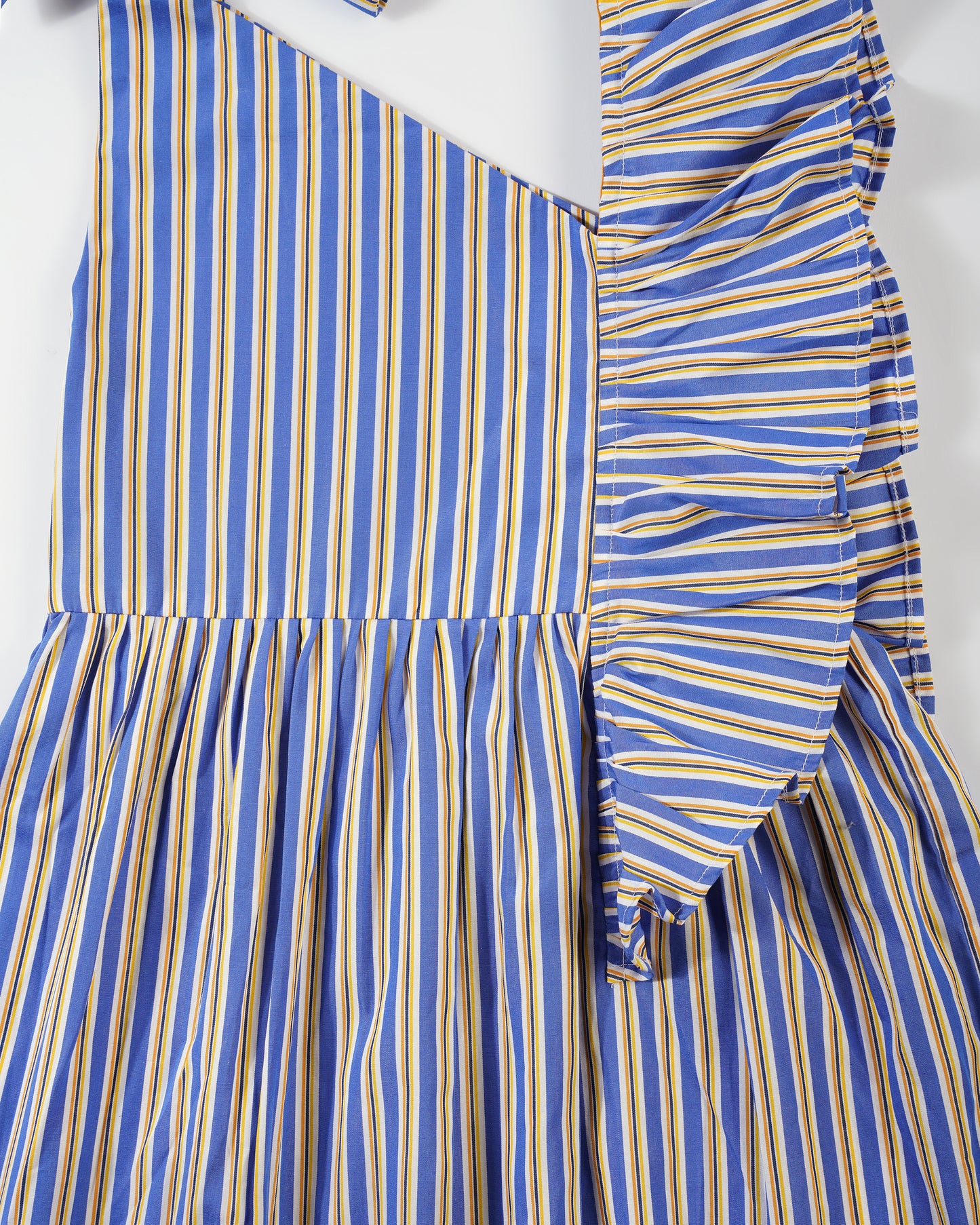 Girls Side Tie Frilly Dress