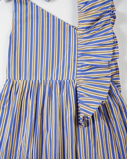 Girls Side Tie Frilly Dress