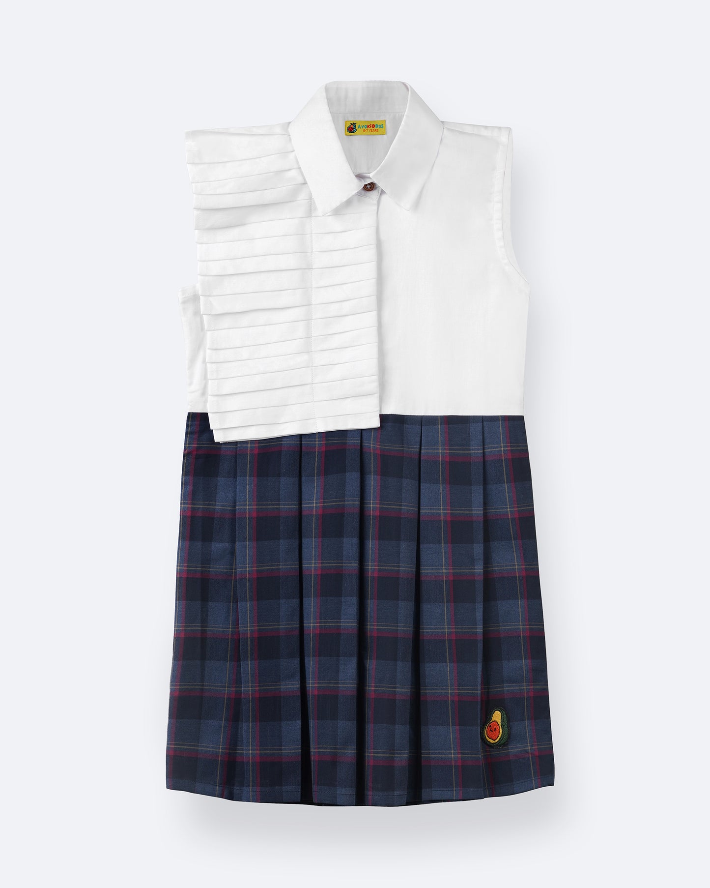Girls Ruffle Scottish Dress