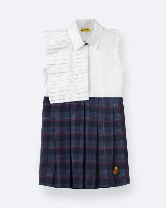 Girls Ruffle Scottish Dress