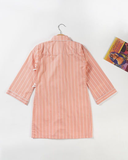 Avokiddos Girls Little Mandarin Shirt dress