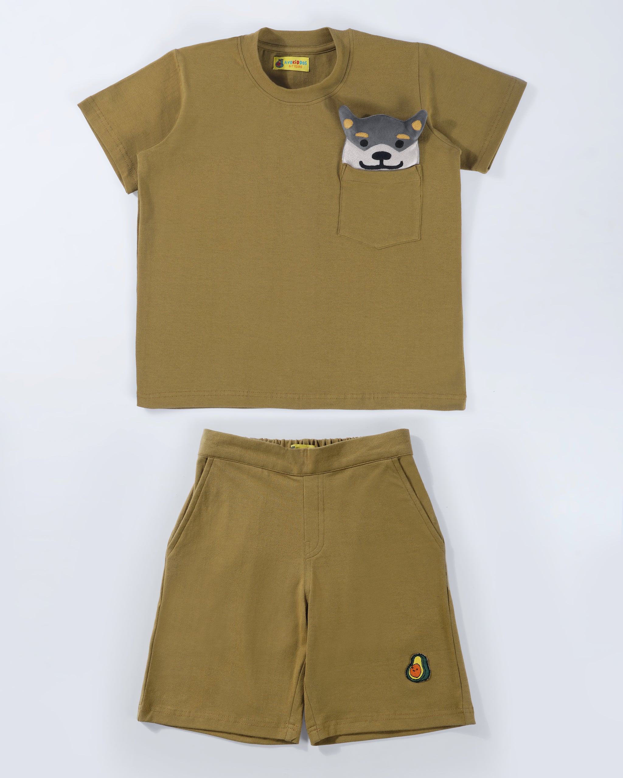 Unisex Peek-a-wolfie co-ord set