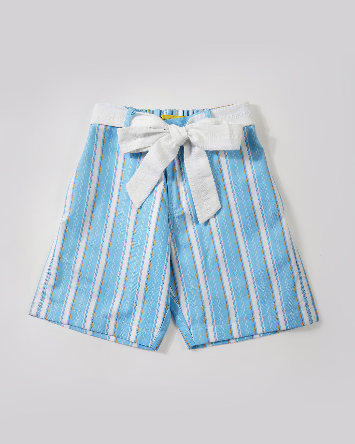 Summer fun tie belt shorts set