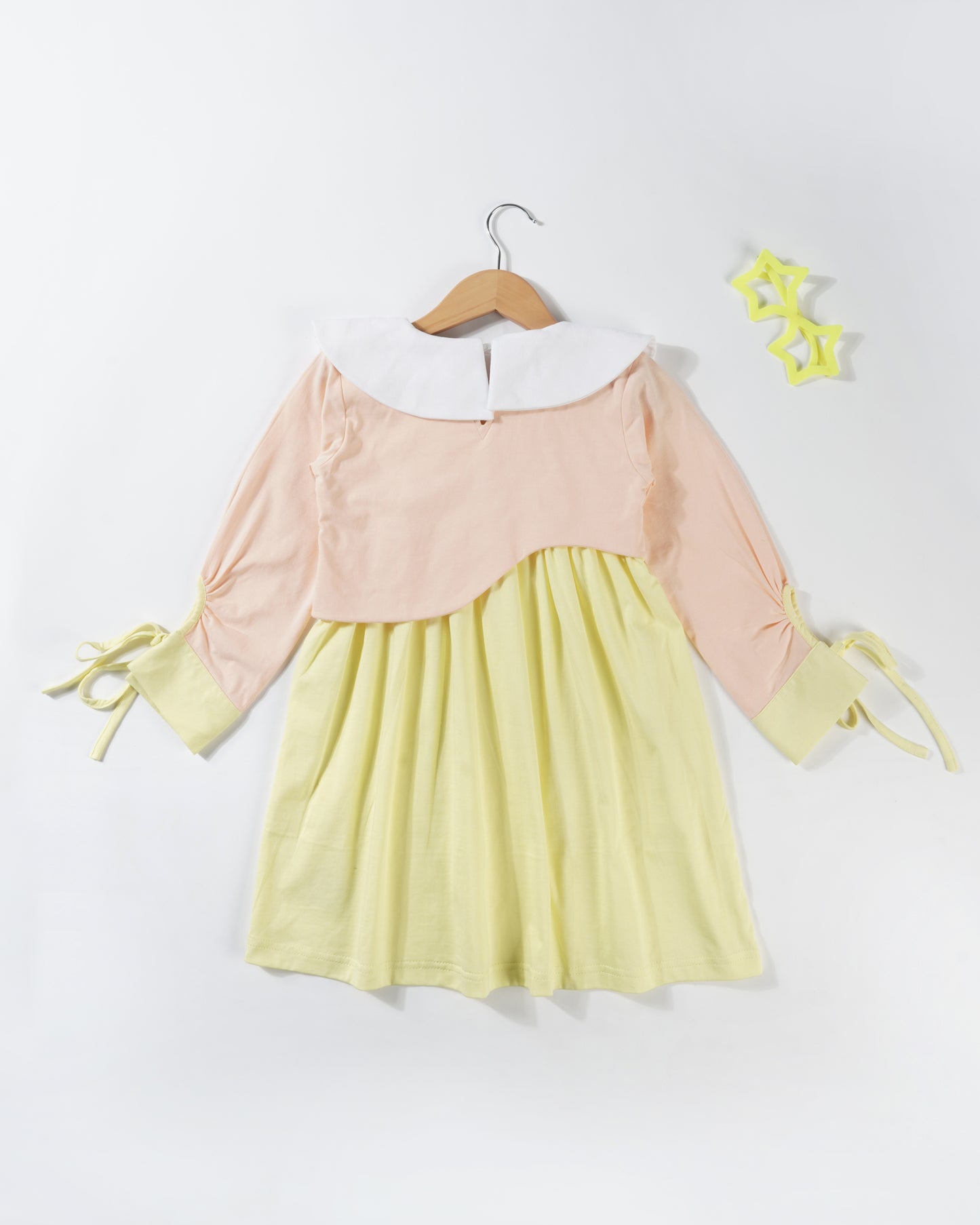 Girls Pineapple Girl Tie Sleeved Dress