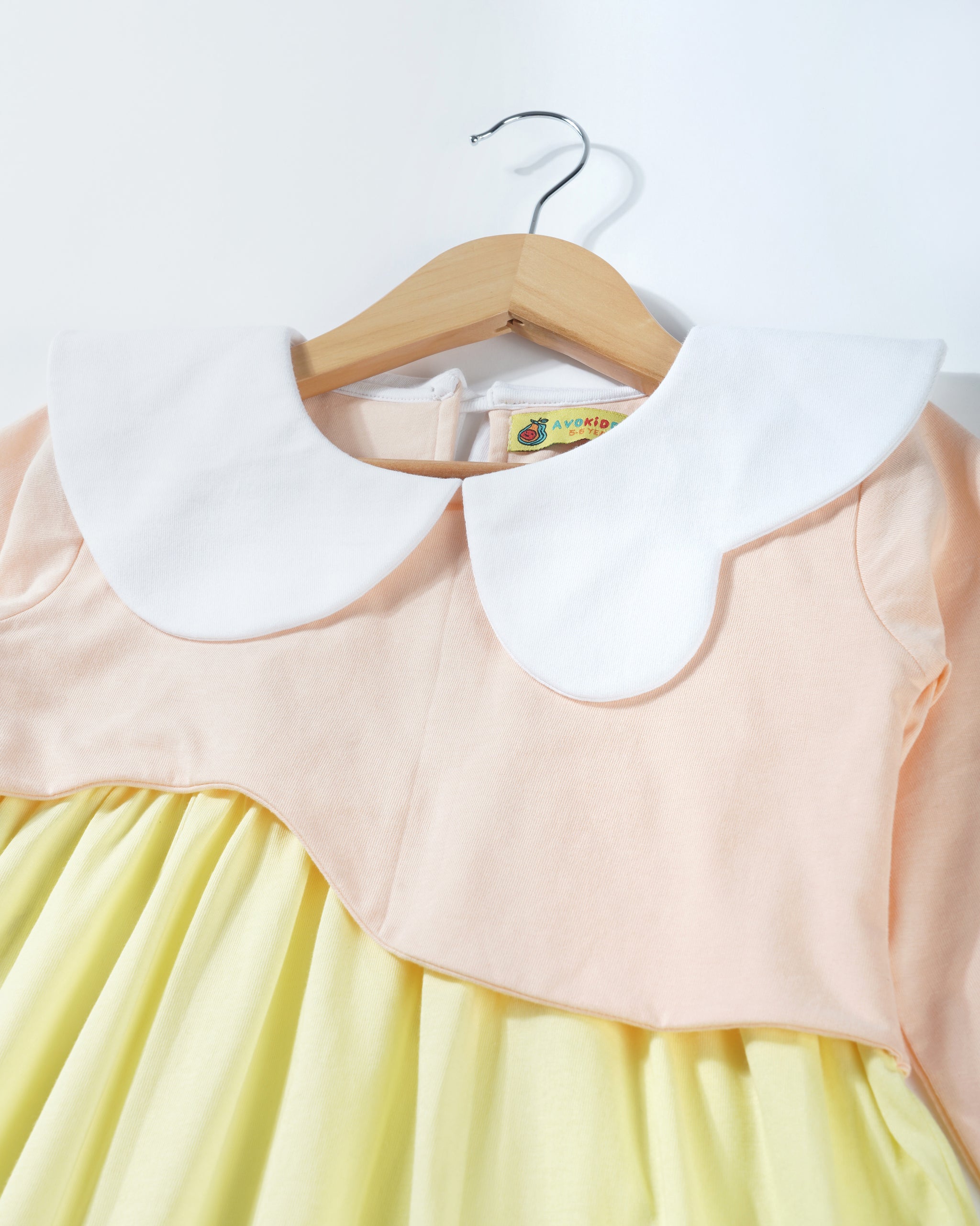 Girls Pineapple Girl Tie Sleeved Dress